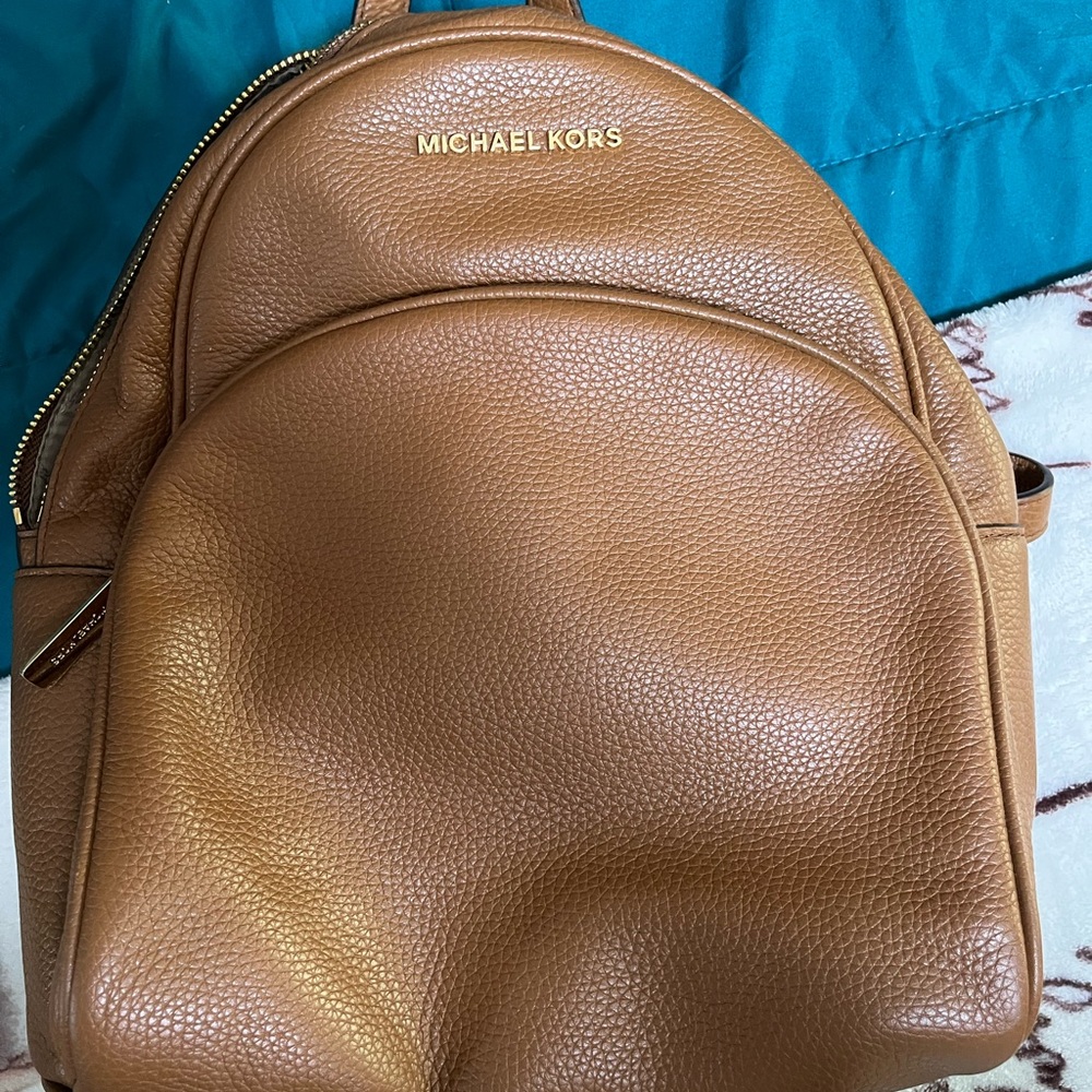 Michael Kors Brown Leather  women’s Backpack